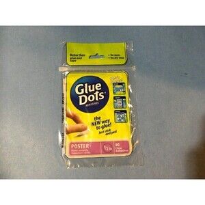Glue dot adhesives 1/2" 60pc pack x3